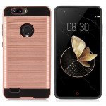 Wholesale ZTE Blade Z MAX ZMAX PRO 2 Sequoia Z982 Armor Hybrid Case (Rose Gold)